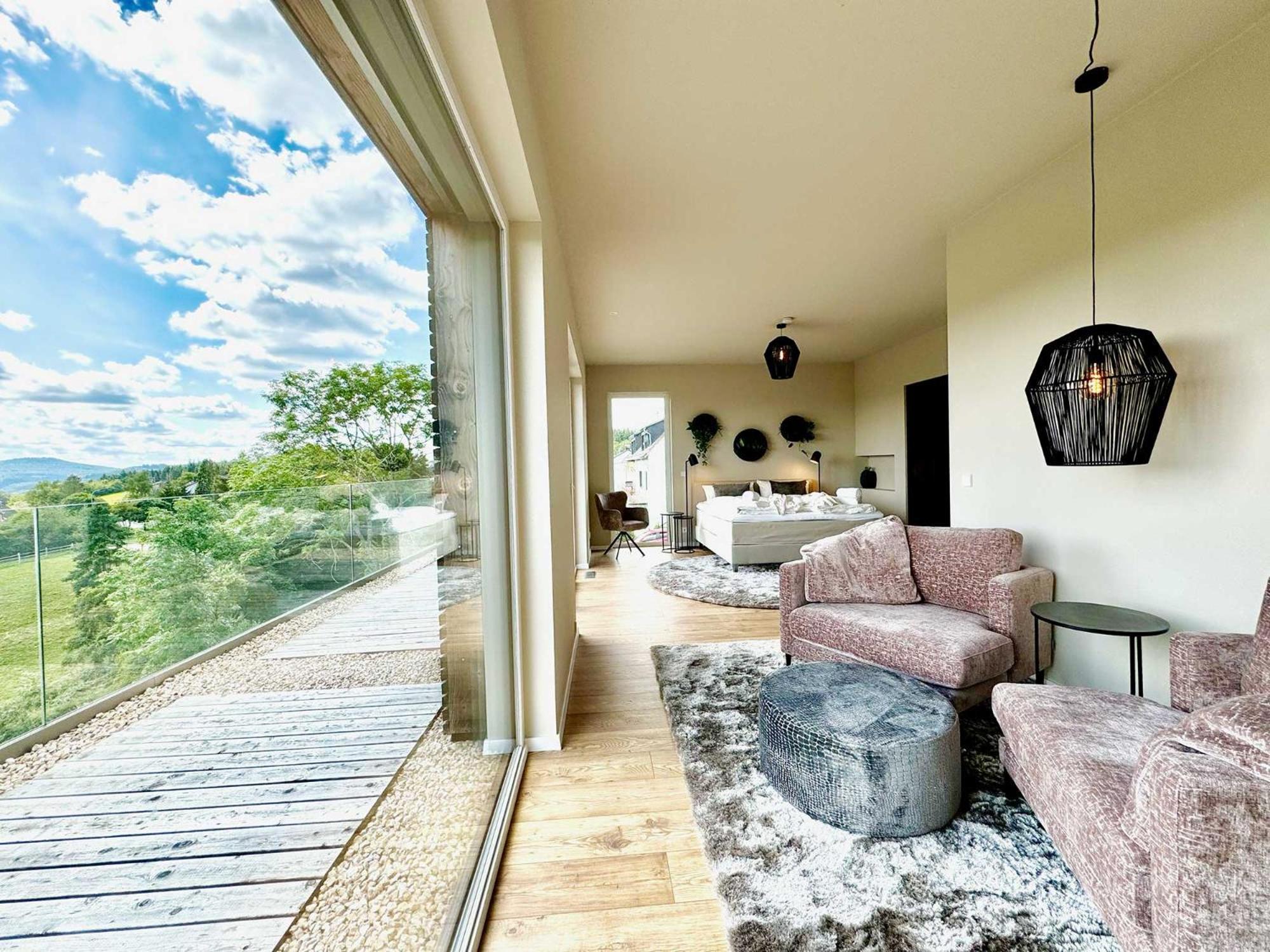 Luxapart Eifel Mit Privater Sauna Harscheid Экстерьер фото